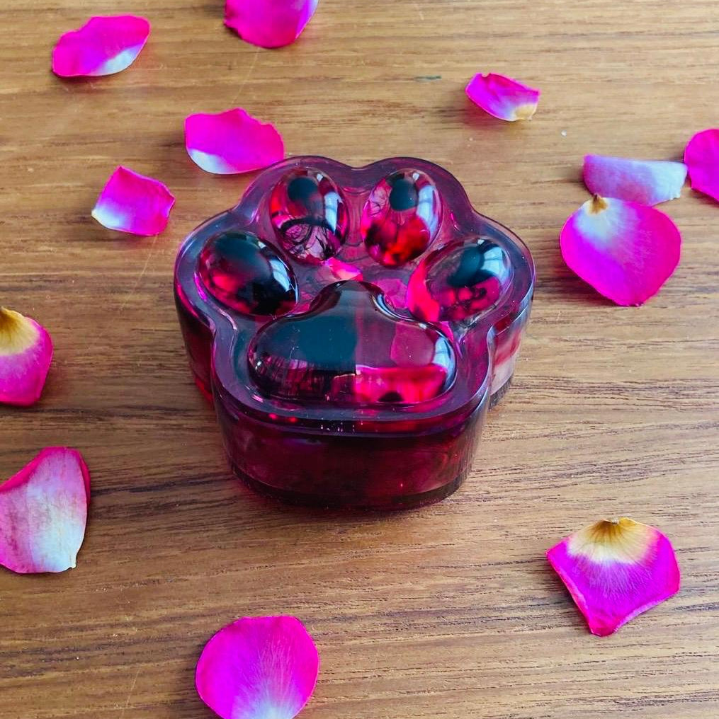 Boîte patte de chat